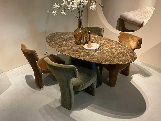 Straluma eetkamertafelset met stoelen - afbeelding 4 van  12