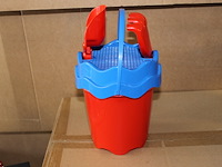 Strand emmer rood blauw 1x - afbeelding 2 van  3