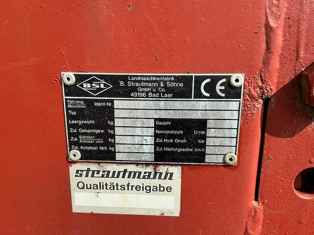 Strautmann 1250z voermengwagen - afbeelding 16 van  23