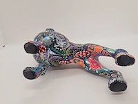 Street-art poedel - gedecoreerd sculptuur - afbeelding 8 van  8