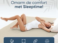 Stretch katoenen hoeslakens creme 140x200cm - afbeelding 3 van  7