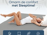 Stretch katoenen hoeslakens grijs 190x200cm - afbeelding 4 van  7
