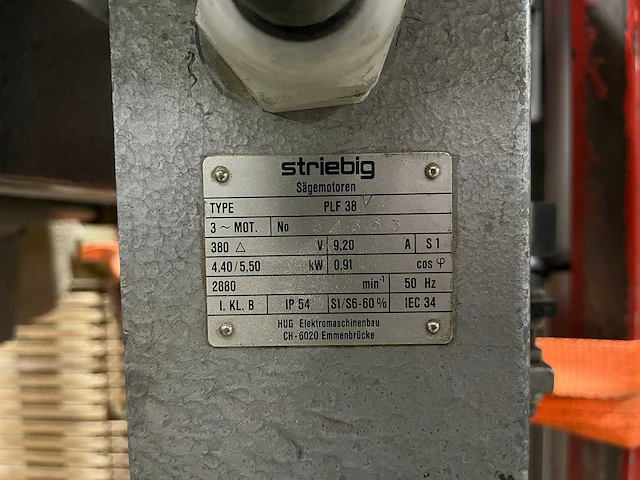 Striebig - 1995 - automat trk 6220av - verticale platenzaag - afbeelding 14 van  14
