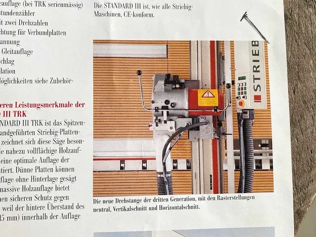 Striebig - standard iii trk - 6220a - verticale platenzaagmachine - afbeelding 17 van  25