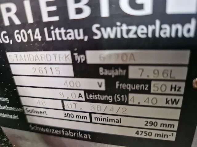 Striebig - standard trk 6220a - verticale platenzaag - afbeelding 2 van  15