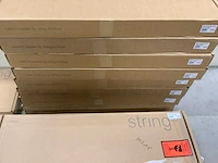 String wandplank metaal (42x) - afbeelding 6 van  17