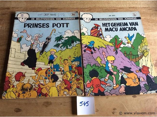 Strip jommeke 2stuks - afbeelding 1 van  2