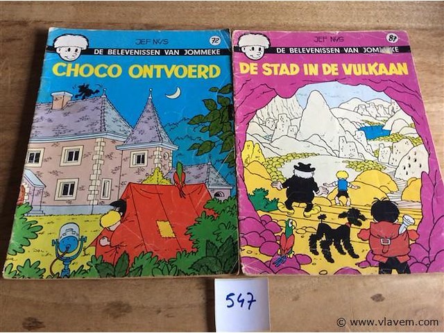 Strip jommeke 2stuks - afbeelding 1 van  2