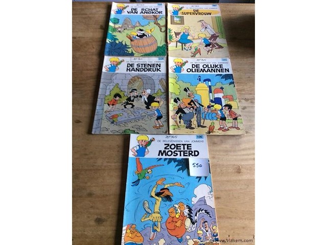 Strip jommeke 5stuks - afbeelding 1 van  2