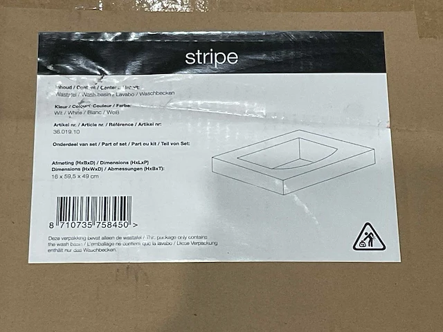 Stripe wasbak - afbeelding 6 van  6