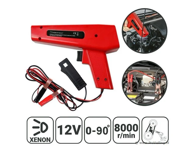 Stroboscooplamp 12 v - 10 watt incl. klemmen - afbeelding 1 van  5