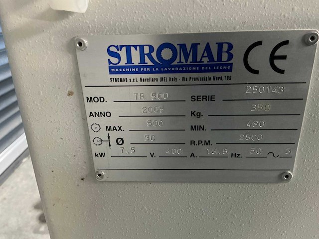 Stromab - 2005 - tr 500 - afkortcirkelzaagmachine - afbeelding 11 van  21