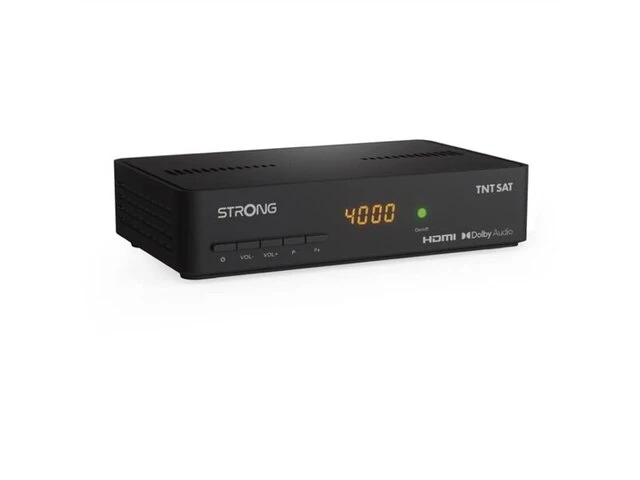 Strong srt 7408 satellietdecoder - astra hd + tntsat-kaart - afbeelding 1 van  2