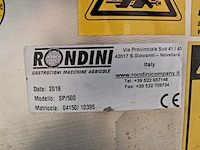 Strooier, rondini, sp/500, 2018 - afbeelding 9 van  17