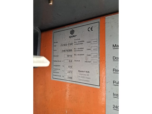 Strooier, schuitemaker, s2400esr, 2010 - afbeelding 2 van  20