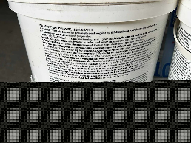Strooizout - wegenzout 10kg. - zoutstrooier (52x) - afbeelding 3 van  4