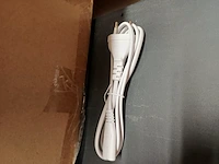Stroom kabel wit 10 stuks - afbeelding 4 van  7