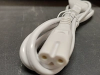 Stroom kabel wit 10 stuks - afbeelding 6 van  7