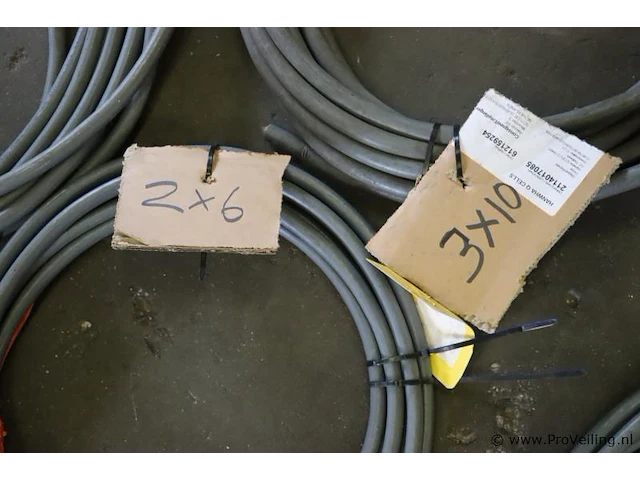 Stroomkabels, diverse soorten en maten o.a. 2x6 en 3x6 - afbeelding 9 van  16