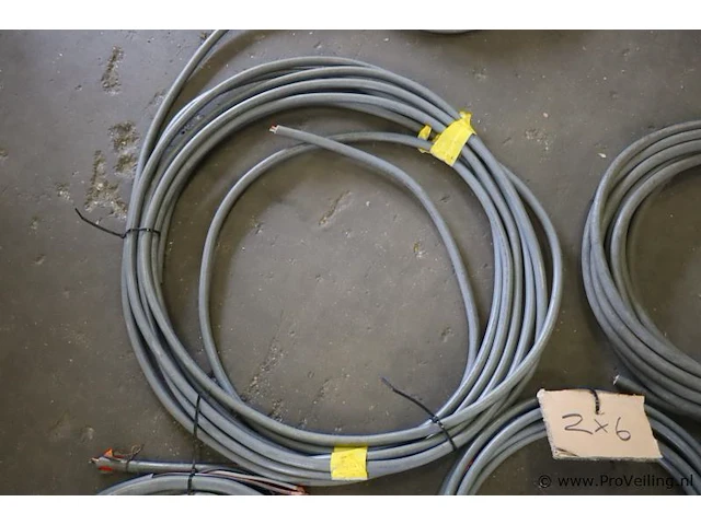 Stroomkabels, diverse soorten en maten o.a. 2x6 en 3x6 - afbeelding 12 van  16