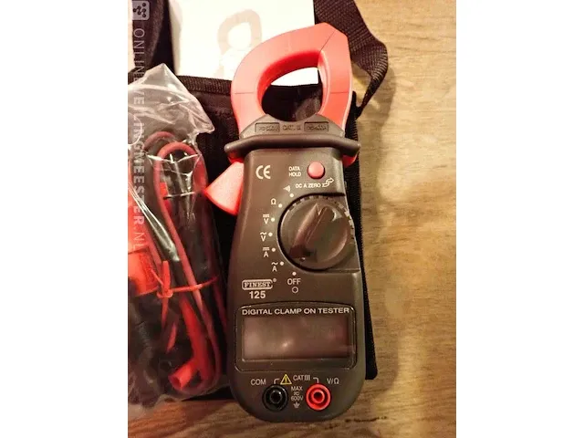 Stroomtang fine instruments, 125 clamp meter, donkergrijs / antraciet - afbeelding 2 van  4