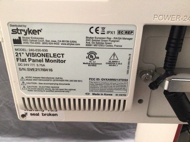 Stryker - 1188hd en x8000 2x - stack tower met monitor - afbeelding 4 van  5