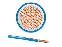 Studer cables enkelader hv betatherm 90 / : 6,0mm² blauw kabel (3x) - afbeelding 2 van  9