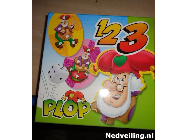 Studio 100 1-2-3 plop dobbelspel - afbeelding 1 van  3