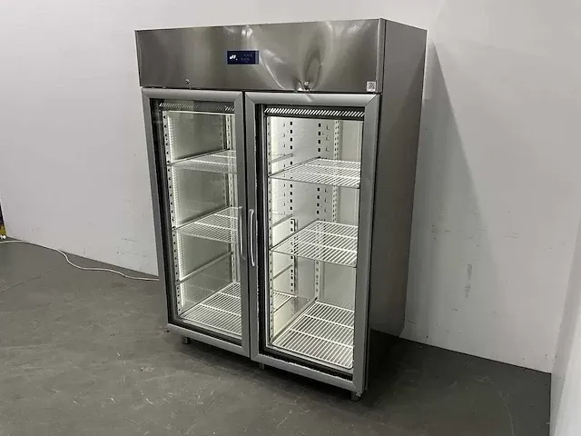Studio 54 - oas mt 1400 - rvs glasdeur koelkast - afbeelding 1 van  16