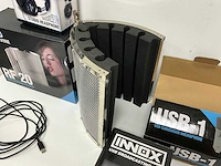 Studio-opname set met microfoons, arm, filter en koptelefoon - afbeelding 9 van  12