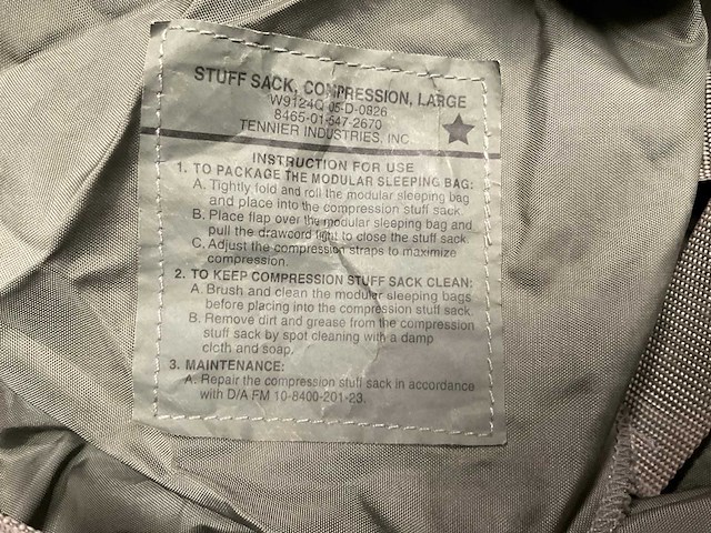 Stuff sack (5x) - afbeelding 3 van  3