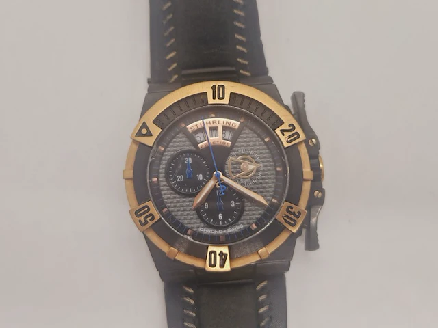 Stührling aquadiver admiral prestige herenhorloge - afbeelding 2 van  6