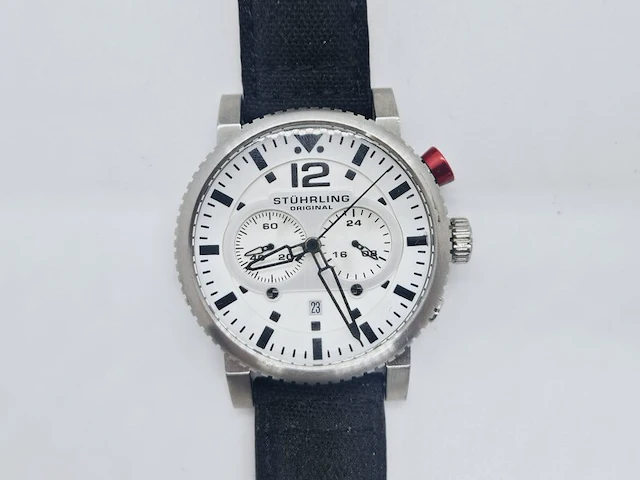 Stührling concorso gtp 356 aviator herenhorloge - afbeelding 5 van  7