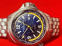 Stührling now voyager aviator worldtimer automatisch horloge - afbeelding 1 van  8