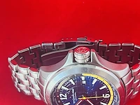 Stührling now voyager aviator worldtimer automatisch horloge - afbeelding 5 van  8