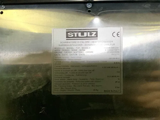 Stulz rawb4mkz00 heat exchanger (2x) - afbeelding 6 van  6