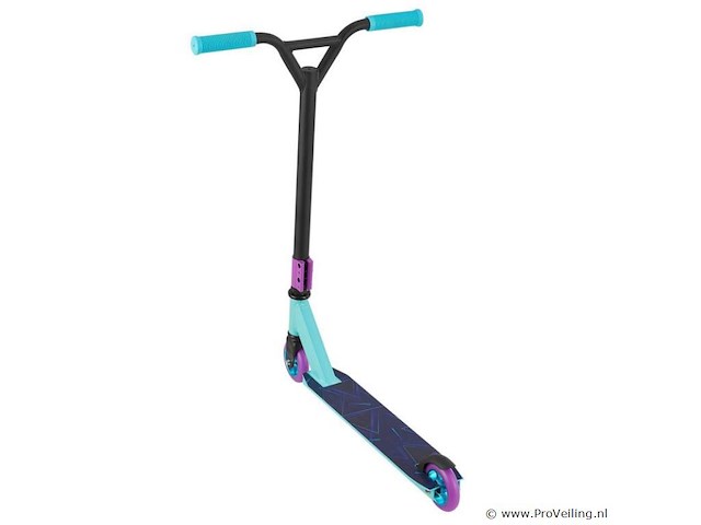 Stunt scooter / stunt step retro purple blauw / lila - afbeelding 4 van  10
