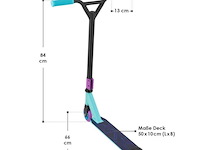 Stunt scooter / stunt step retro purple blauw / lila - afbeelding 2 van  10