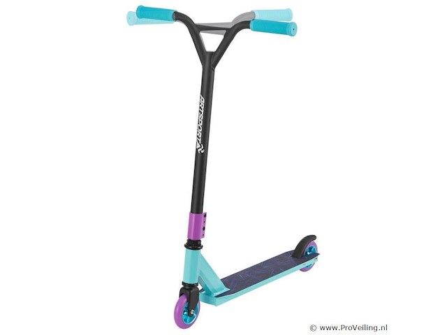 Stunt scooter / stunt step retro purple blauw / lila - afbeelding 5 van  10