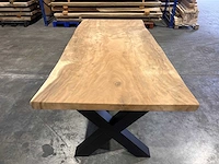 Suar boomstam tafel 200 cm. - afbeelding 2 van  3