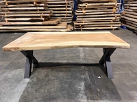 Suar boomstam tafel 200 cm. - afbeelding 3 van  3