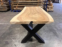 Suar boomstam tafel 220 cm. - afbeelding 2 van  3
