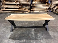 Suar boomstam tafel 220 cm. - afbeelding 3 van  3