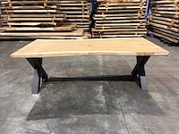 Suar boomstam tafel 220 cm. - afbeelding 3 van  3