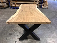 Suar boomstam tafel 240 cm. - afbeelding 2 van  3