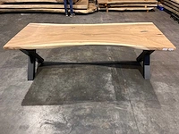 Suar boomstam tafel 240 cm. - afbeelding 3 van  3