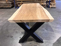 Suar boomstam tafel 240 cm. - afbeelding 2 van  3