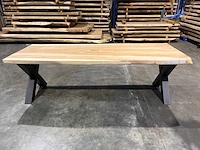 Suar boomstam tafel 240 cm. - afbeelding 3 van  3