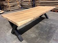 Suar boomstam tafel 260 cm. - afbeelding 1 van  4