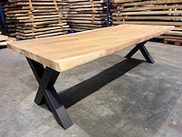 Suar boomstam tafel 260 cm. - afbeelding 4 van  4